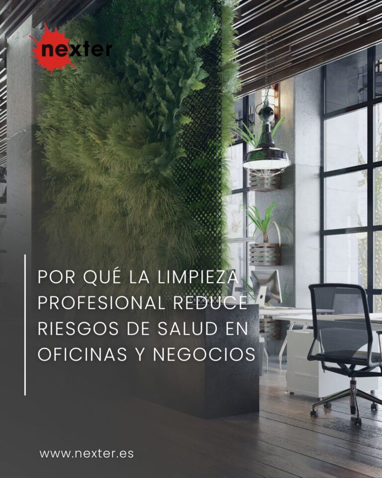Por qué la limpieza profesional reduce riesgos de salud en oficinas y negocios